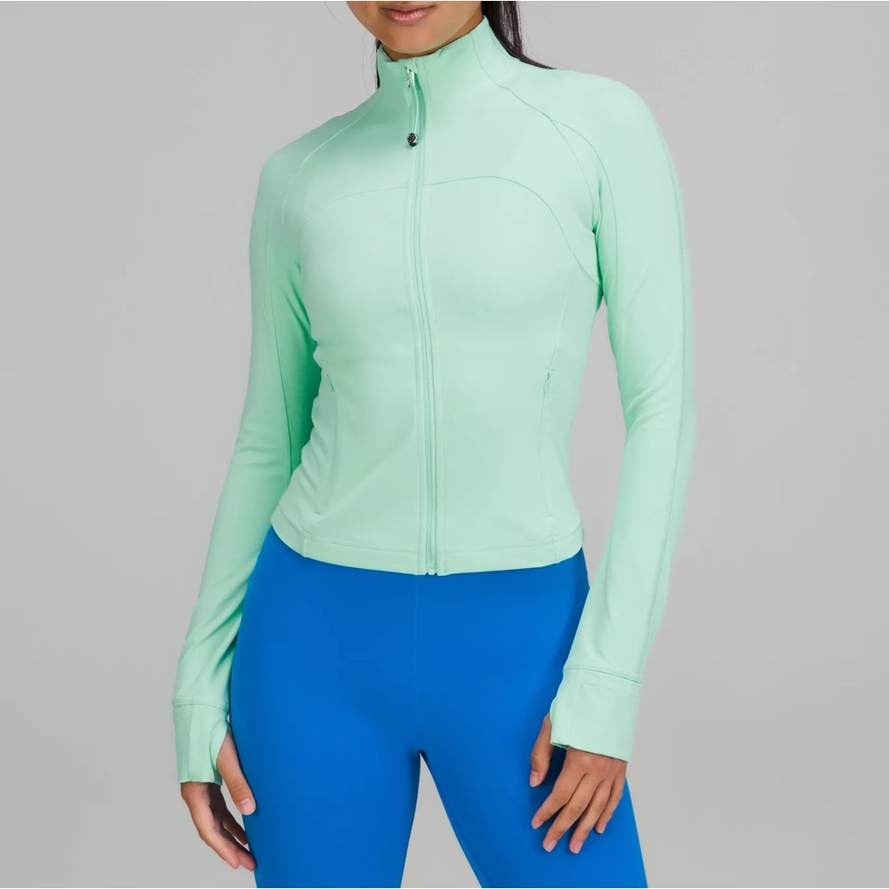 Lululemon cropped define jacket wild mint